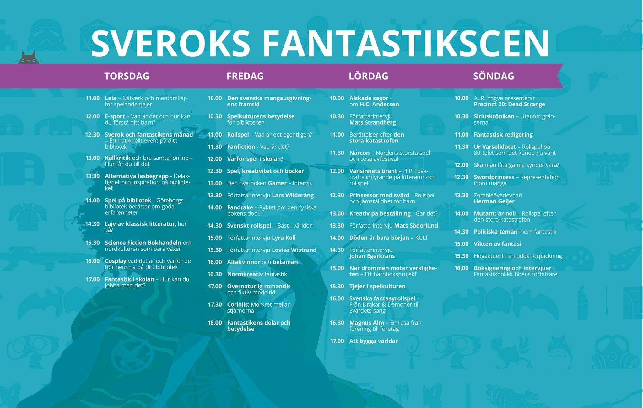 Fantastikgränden – Bokmässan 2018