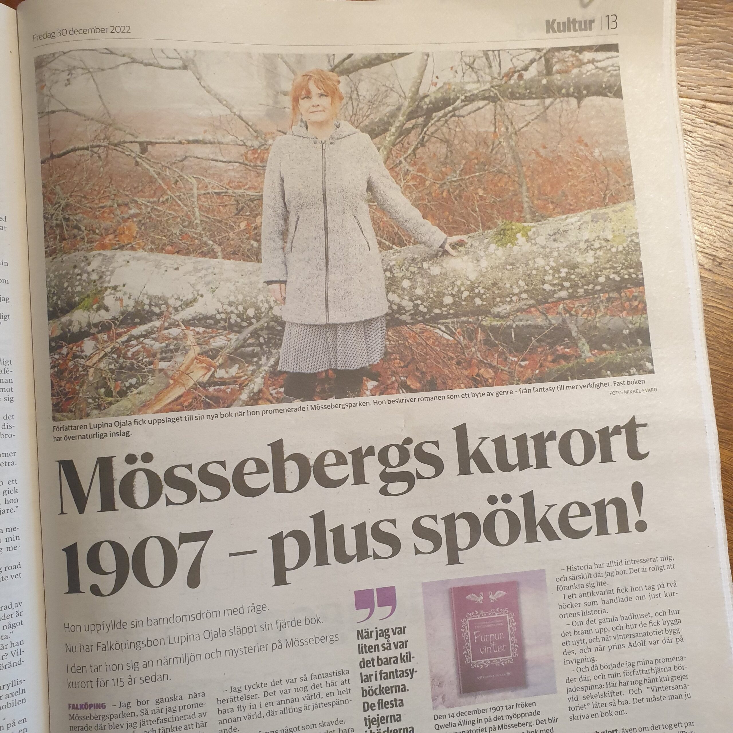 Reportage i Falköpings tidning